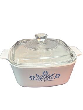 Vintage Corning Ware Blue Cornflower Casserole A-1.5-B, 1 1/2 Quart with‎ lid